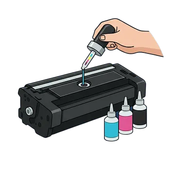 Druckerpatronen befüllen Service Düsseldorf